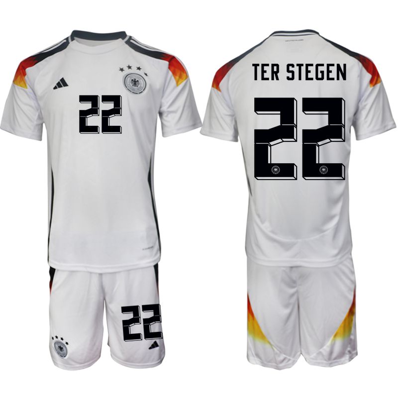 Men 2024-2025 Season Germany home white 22 Soccer Jersey